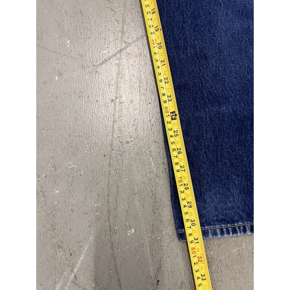 Levi's 505 Men's‎ Jeans Size 38 x 34 Blue Straight Leg Denim Classic Five Pocket